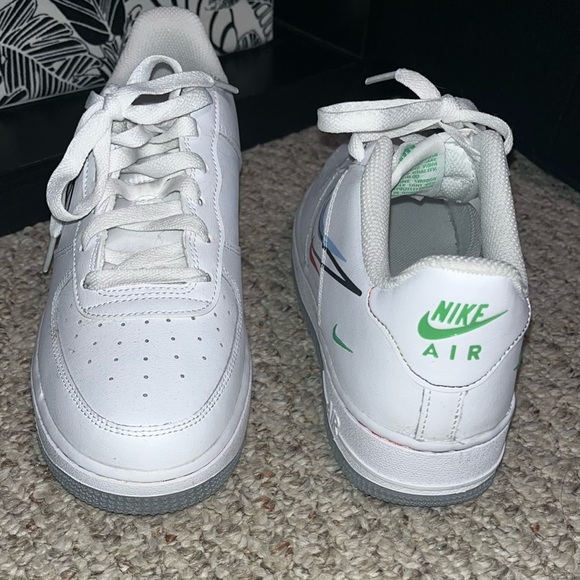 Nike Air Force ones worn once. - Picture 2 of 4